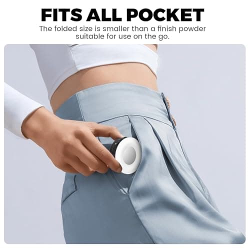 Magnetic Selfie Light, Phone Selfie Ring Light Compatible with iPhone Magsafe, 3-in-1 Magnetic Beauty Selfie Light for Phones with Mirror for Selfies/Photography/TikTok/Zoom Calls/Video Conference - Thumbnail 6