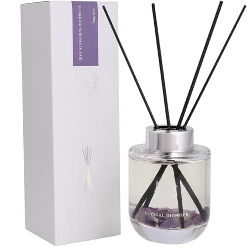 Reed Diffuser Set, Pretty Valley Home Diffuser 100Ml / 3.52 fl OZ Gift Box - Includes Reed Diffuser Sticks, Long Lasting Fragrance Oil and Glass Bottle for Office Living Room Decor (Tranquility) - Image 1