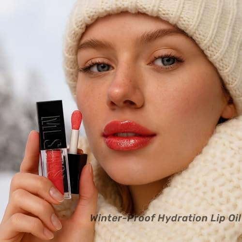 Lip Oil Set – Hydrating Lip Gloss, Non-Sticky Clear Lip Oil for Shiny & Moisturized Lips | Glossy, Tinted Lip Care, Plumping Lip Oils | Gift for Women & Girls 3pcs (Set A) - Thumbnail 6