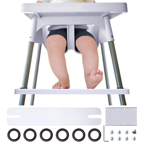 Adjustable Foot Rest for IKEA High Chair, Foot Rest for Baby Feet, High Chair Accessories Footrest Compatible with IKEA Antilop Highchair - Image 1