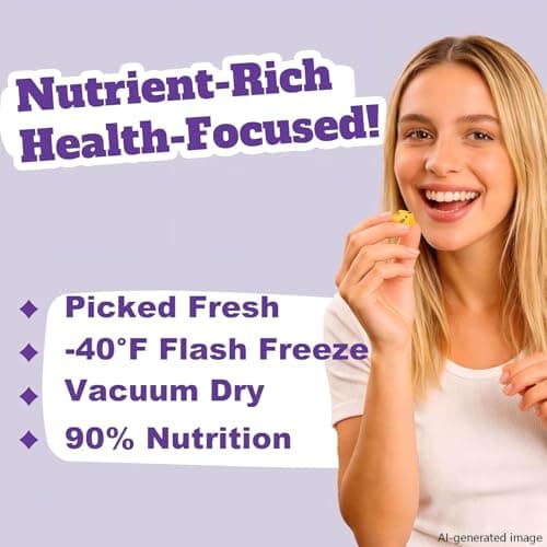 16 oz Freeze Dried Passion Fruit Chunks - 100% Natural, No Sugar No Additives | Crunchy Tropical Fruit Snacks for Smoothies, Baking, Yogurt, Tea & Desserts | Vegan, Gluten-Free - Thumbnail 3