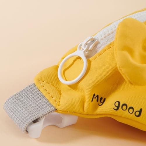 SUNVENO Kids Fanny Pack, Cute Lion Cartoon Waist Bag for Boys & Girls, Adjustable Crossbody Belt Pouch Ages 2-8, Travel Beach & Birthday Gift - Thumbnail 5