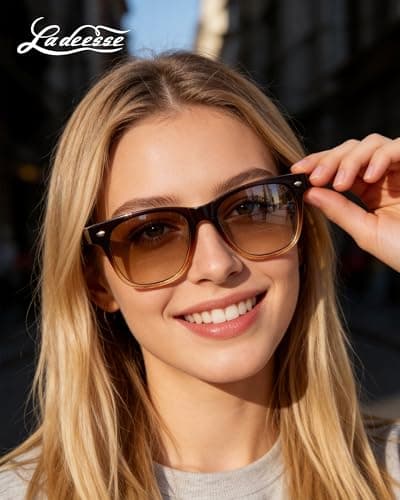 LADEESSE 3 Pack Bifocal Reading Sunglasses for Women, UV400 Sun Readers Glasses Spring Hinge Outdoor Sunglasses +1.00 - Thumbnail 6