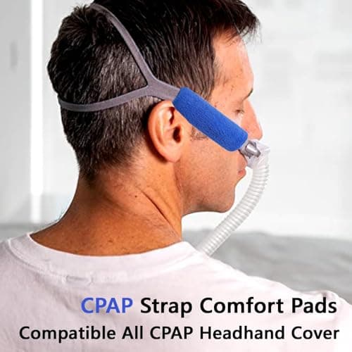 4-Pack CPAP Strap Covers - Breathable CPAP Pads for Most CPAP Headgear Straps Can Reduce the Tracks on the Face by CPAP Strap Cushions Pads Made of Soft Fabric - Thumbnail 4