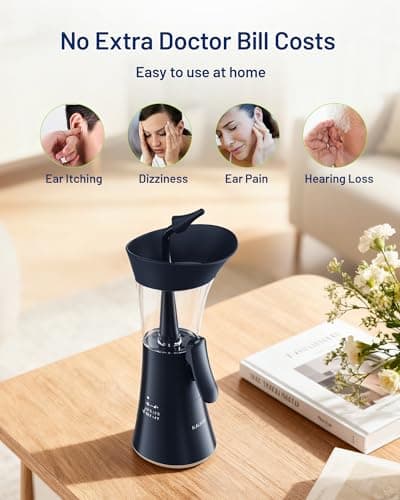 Upgraded Ear Wax Removal Kit, Manual Ear Cleaner, FSA Eligible Items Only List, One-Hand Use, Safe & Comfortable for Home - Blue - Thumbnail 2