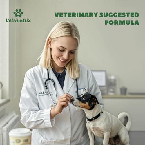 Vetriuntrix Dog Allergy Chews, Dog Allergy Relief Chews Coat Supplement for Itchy Skin Paw Licking, Probiotics for Dogs with Colostrum Omega-3 Turmeric Immune Supplement-30ct - Thumbnail 6