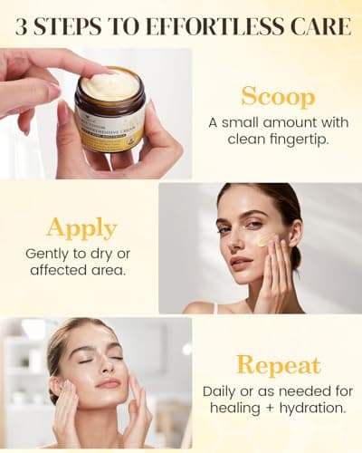 GAJUANR Bee Venom Moisturizing Cream, All-in-One Nourishing Moisturizer with Hyaluronic Acid, Firming & Hydrating Face and Body Cream, Natural Gentle Formula for All Skin Types (60g * 2PCS) - Thumbnail 5