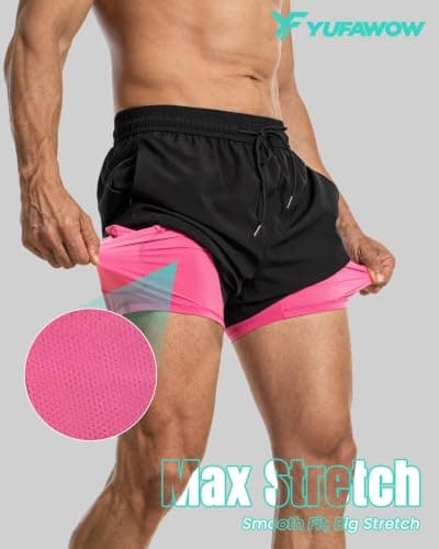 7 Inch 7in Men Swim Trunks Compression Liner Quick Dry Drawstring Male Swimwear Swimsuit Swimtrunks Boardshorts Bathing Suit Fair Beach Water Shorts Zipper Mesh Pocket Lined Inseam Harbor no Mesh - Thumbnail 5