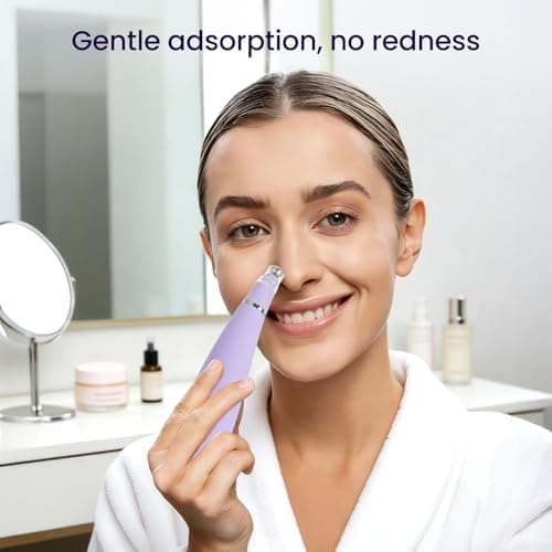 UNOISETION Diamond Microdermabrasion Machine Home Travel Use,4 Modes Diamond Microdermabrasion Dermabrasion Machine Tool- 2 Diamond Tips - 3 Heads - Blackhead Remover Tool for Women Men - Thumbnail 4