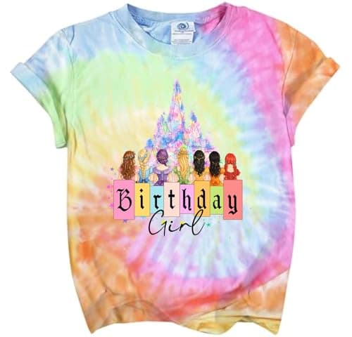 Birthday Girl Shirt Magical Shirts for Girls Prinecess Tshirt for Toddlers Kids Cute Graphic Tee Tops 4-12 Years - Image 1