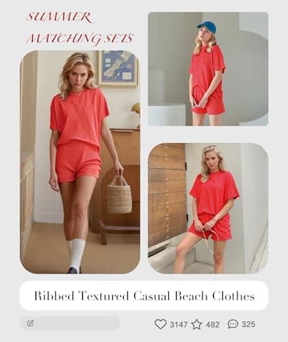 MARZXIN Women Two Piece Set with Vertical Stripes, Daily Wear Vacation Travel Airport Outings Pocket Cruise Outfits Loungewear to Street Comfy Postpartum maternity Lounge Sets Orange XL - Thumbnail 4