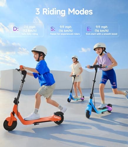 NAVEE K100 Pro Electric Scooter for Kids - 3-Level Adjustable Handlebar for Growing Riders, 10 mph & 6.8 Mile Range Perfect for School & Friends, 110 lb Load, Foldable, APP Control, UL2272 Certified - Thumbnail 5
