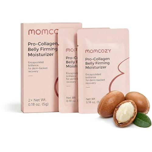 Momcozy Oil Capsule Cream for Stretch Marks, Sample Duo, EWG Verified, Clinically Tested, Non-Greasy, Safe for Pregnancy & Sensitive Skin, 0.36 oz (2 x 5g Sachets) - Image 1