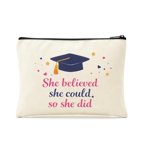 EURGANT 2026 Graduation Gift for Her - Makeup Bag, College Graduation Gifts for Daughter, Granddaughter, Sister, Niece, Graduation Makeup Bag - Image 1
