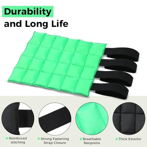 Libbipaw Reusable Gel Horse Ice Boots (Set of 4) - Adjustable Leg Wraps for Cooling Relief on Hocks, Knees & Ankles, Durability & Cooling in Active Horses - Thumbnail 4