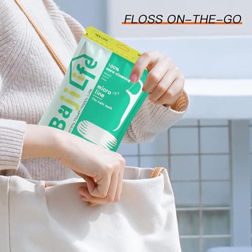 Dental Floss Picks(228 Count) - Tooth Floss Picks, Tooth Picks Flossers for Adults, Floss Picks for Teeth, 55 Count (4 Pack) & 8 Count Portable Tooth Floss Picks Holder - Thumbnail 3