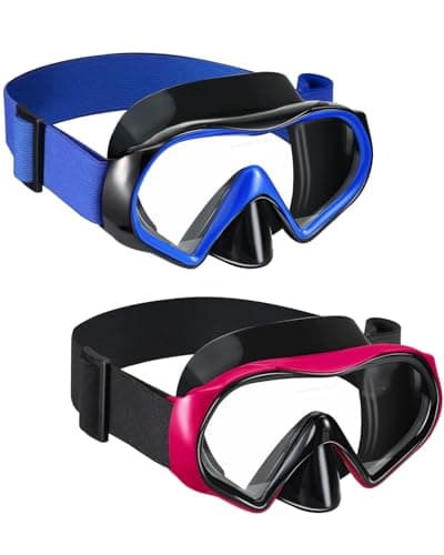 Aegend Diving Mask for Adult Youth, Anti-Fog Anti-UV Wide View Snorkel Mask for Scuba Diving Swimming Snorkeling - Image 1