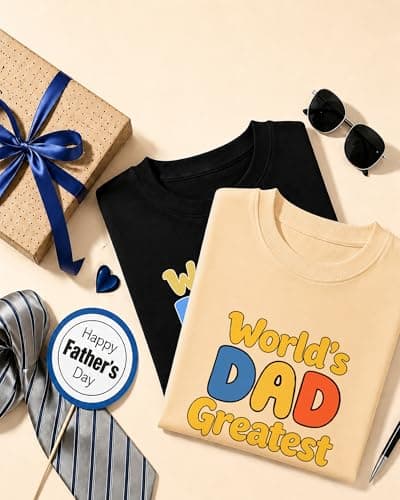 YTD Dad Graphic Tshirt, Premium Cotton Printed Oversized Casual Tees - Thumbnail 4