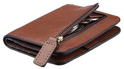 Toughergun Wallet Women Rfid Blocking Small Compact Bifold Luxury Leather Pocket Wallet Ladies Mini Purse with ID Window - Image 1