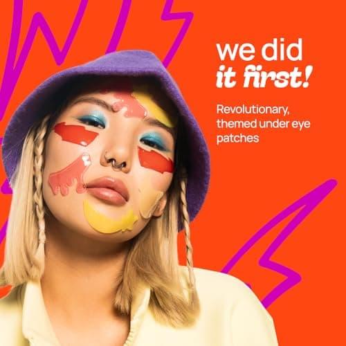 Elluma Beauty Under Eye Patches 12 Pairs of Themed Hydrogel Eye Gel Pads - For Puffy Eyes and Dark Circles, Under Eye Bags, Wrinkles - Energizing Set with Caffeine - Thumbnail 6