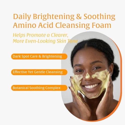 Turmeric Kojic Acid Amino Acids Foam Cleanser – Gentle Cleansing, Face & Body Brightening, Kojic Acid Cleanser Exfoliating, Turmeric Cleansing for Dark Spots, Uneven Skin Tone, 100ml - Thumbnail 2