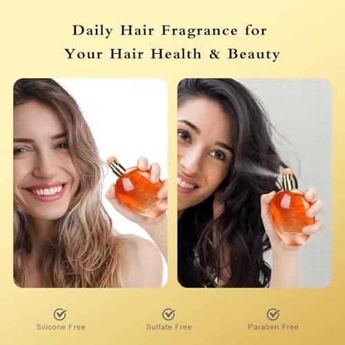 EASYWELL Hair Perfume for Women, Christmas Gift Birthday Gifts for Mom and girls, Leave In Conditioner Spray with Vitamin B5, Hair Care Fragrance, Hair Oil Mist, Citrus, 2.5 fl oz - Thumbnail 6