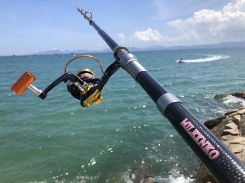 Telescopic Fishing Rod and Reel Combination, 240 Cm Carbon Fiber Rod, Adult Foldable Fishing Rod Suitable for Freshwater and Salt Water - Thumbnail 3