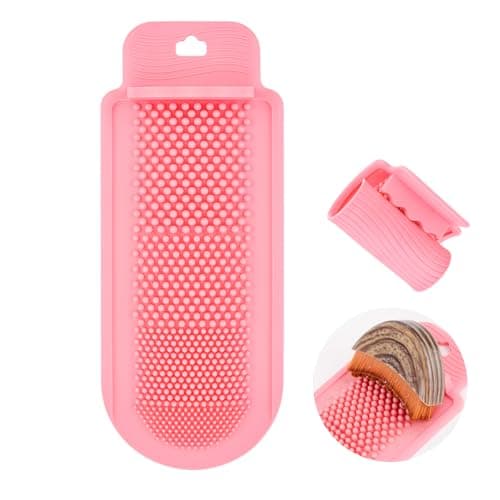 Lymphatic Brush Silicone Cleaning Mat Compatible with Cecily Braden, Foldable Brush Cleaner Pad, Portable Washing Tool for Travel and Home Use, Compact Design for Lymphatic Drainage & Makeup Brushes - Image 1