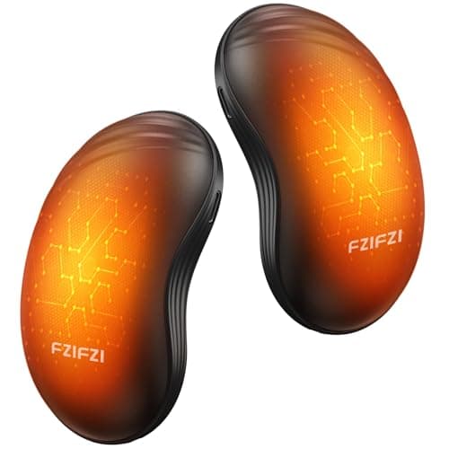 Hand Warmers Rechargeable, Electric Hand Warmers with Fidget Spinner, 2 Pack 6000mAh Reusable Charging Handwarmers, Magnetic Pocket Heater Gifts for Women, Men, Outdoor, Hunting, Fishing, Golf Camping - Image 1