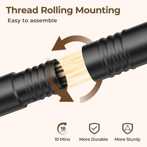 HYSEYY Clothes Rack, Clothing Rack for Hanging Clothes, Rolling Garment Rack Sturdy Coat Rack Portable Wardrobe Rack Metal Closet Rack for Bedroom Laundry Living Room, Black - Thumbnail 4