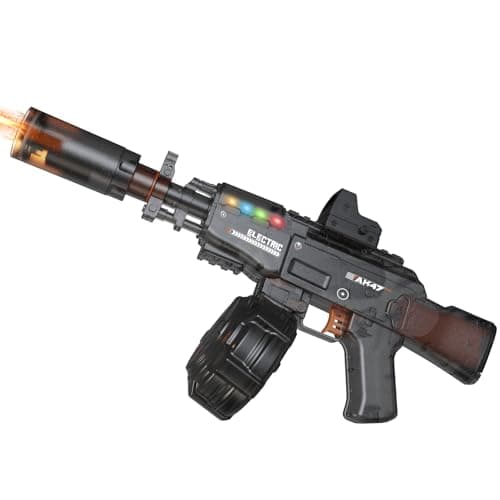 Electric Water Gun for Adults & Kids with Colorful LED Light,Automatic Water Blaster Squirt Guns with Flashing Light,Range up to 32FT, Summer Outdoor Toy for Swimming Pool Beach Party - Image 1