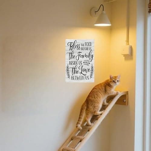 Carastora Vintage Metal Tin Sign - Thanksgiving Food and Family Decor, for Shelf or Counter, Farmhouse Style Gift for Mom or Grandma, 12x8 Inch - Thumbnail 4