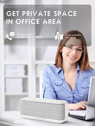 OnLyee White Noise Machine for Office Privacy, USB Rechargeable Sound Machine with 42 Non-Looping Sounds, Auto-Off Timer for Focus, Sleep and Travel - Thumbnail 3