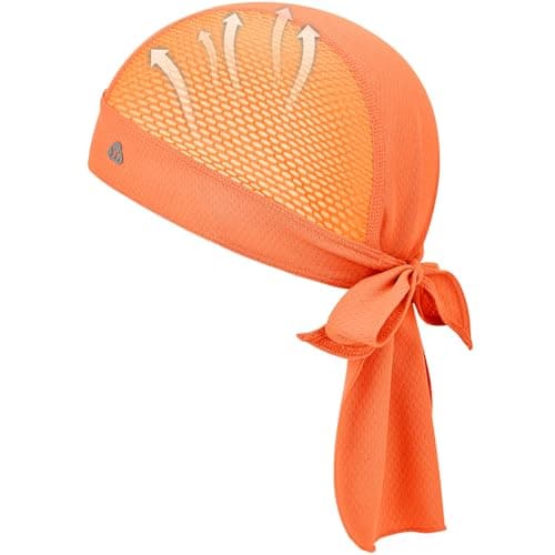YANIKY Bandana Skull Cap with Neck Flap,Value Set Helmet Liner for Motorcycle Cycling Construction, Cooling Breathable Do Rag - Image 1