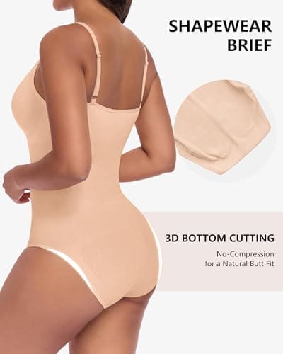 POSESHE Women's Fajas Colombianas Tummy Control Shapewear Postpartum Full Body Shaper Butt Lifter Bodysuit - Thumbnail 6