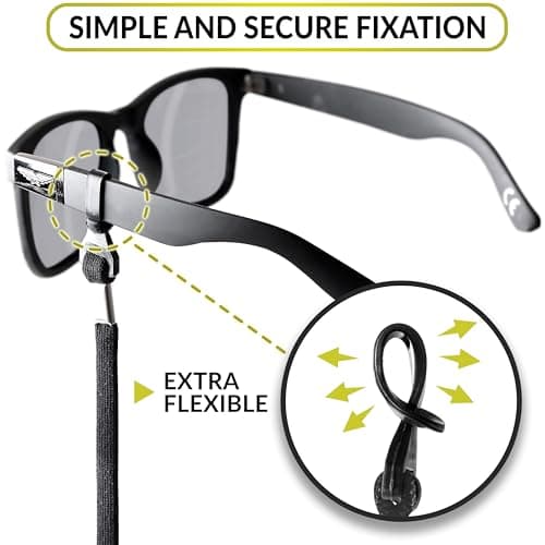 SIGONNA Eye Glasses String Holder Strap - Eyeglass Straps Cords for Men Women - Eyeglass Holders Around Neck - Sunglasses String Chain Lanyard Retainer - 4 Pcs Orange Pink - Thumbnail 4