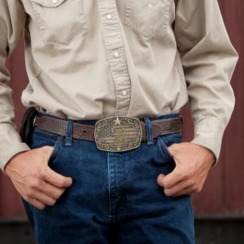 Absbolo Western Belt Buckle Men Initial Letter ABCDJRM to Z Rodeo Cowboy Belt Buckles for Women Z - Thumbnail 5