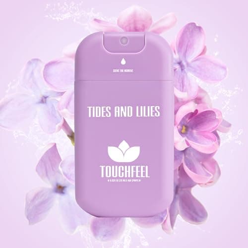 TOUCHFEEL Power Mist Hand Sanitizer Spray, Scented Hydrating Hand Sanitizers Travel Size Refillable, Pocket Portable 3-Pack (Forest Chime, Tides and Lilies, Sunset over Grapefruits) 0.93Fl Oz Each - Thumbnail 4