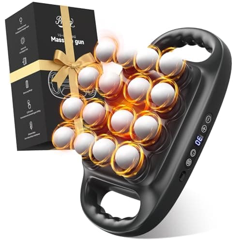 Prisag 16 Head Deep Tissue Massage Gun, Percussion Muscle Massager with 3 Modes & 30 Intensities, Ultra-Quiet Massage Gun for Back,Shoulders, Legs, Foot, Muscle Pain Relief, Ideal Gift for Men Women - Image 1