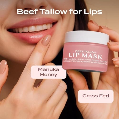 Body Restore Collagen Lip Mask – Mothers Day Gifts for Mom, Hydrating Lip Treatment, Birthday Gifts for Women, Self Care Spa Gifts – Unscented - Thumbnail 3