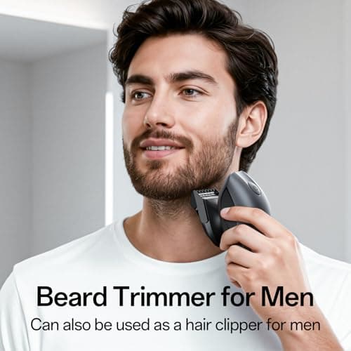 Electric Razor for Men, Head & Body Hair Shaver for Men, Cordless Rechargeable Wet/Dry Bald Head & Groin Waterproof Razor with Rotary Blades,Clippers, Beard Trimmer,Nose Trimmer, Brush (Gray) - Thumbnail 4