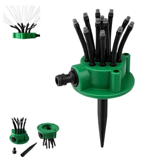 2026 New Sprinklers for Yard, Lawn & Garden Sprinkler Automatic 360 Rotating for Large Area Coverage, Grass Water Sprinkler for Kids and Pets Water Fun (1PCS)
