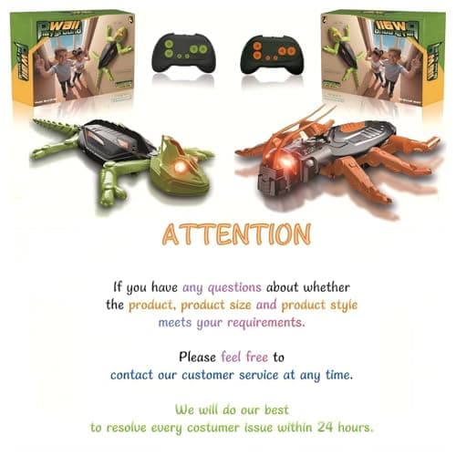 Ufilni Wall Crawler Gecko RC Toy for Age 8-13 - Realistic Remote Control Lizard Wall Climbing Toy, Birthday Gifts for Boys Age 4-8, Fun and Novelty Toys for Kids Girls & Boys - Thumbnail 2