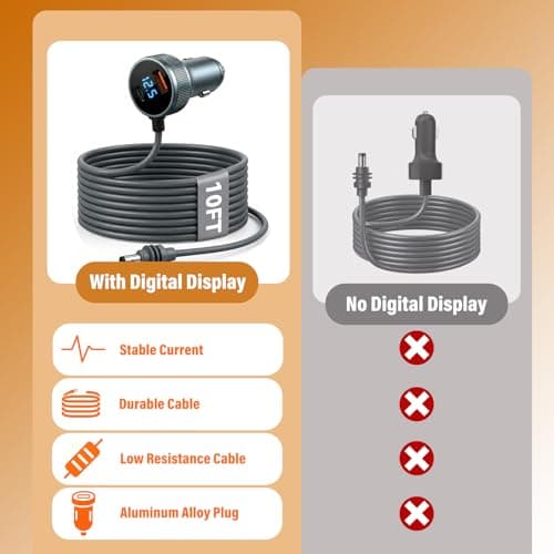 Starlink Mini Car Adapter, 12V-24V DC Power Cable - Thumbnail 5