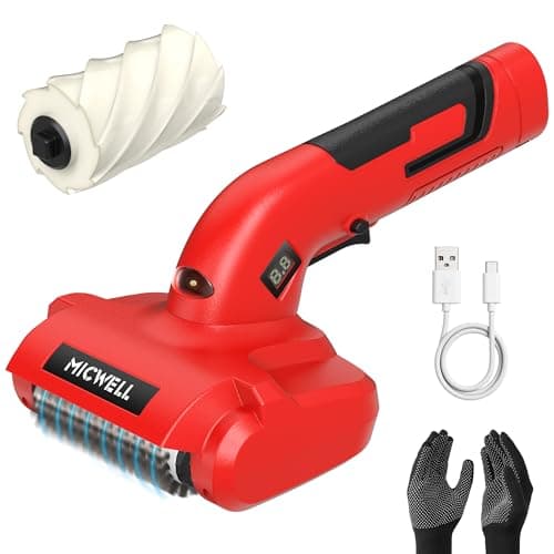 Electric Grill Brush and Ice Scraper Brush, BBQ Grill Brush for Outdoor Grill with LED Light, Rechargeable Bristle Stainless Steel Grill Cleaning Brush