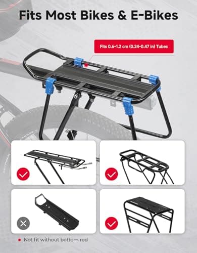 KEMIMOTO Bike Pannier Waterproof, 30L Heavy-Duty Bicycle Saddle Bag for Rear Rack, Side Bag with Laptop Compartment & Reflective, PVC Air-Tight Material – Commuting Touring Grocery Shoulder Carry - Thumbnail 6