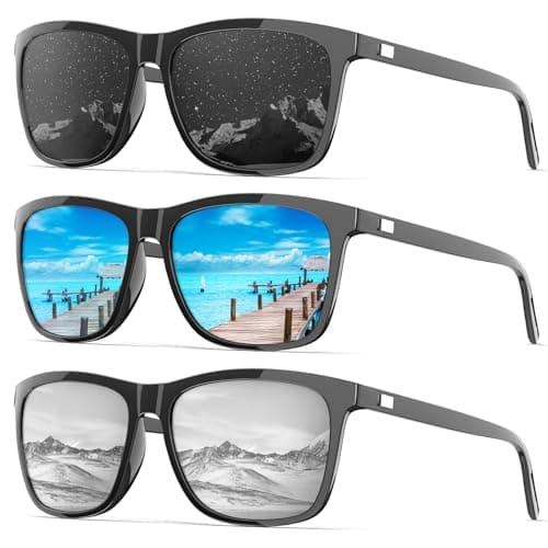 KALIYADI Mens-Sunglasses Polarized Sunglasses-Men Women: Classic Sun glasses with UV400 Protection for Driving Golf Fishing - Image 1