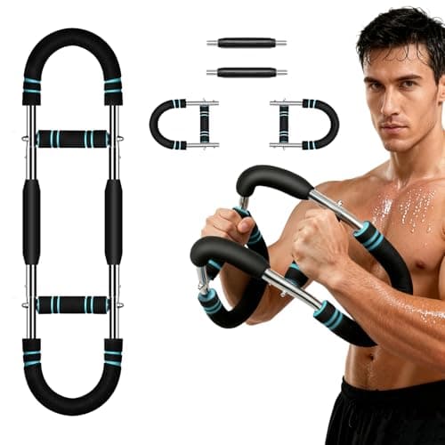 Aktivio Twister Arm Trainer 40-90Lbs Adjustable Portable Chest Workout Equipment for Men & Women, Upper Body Strength Training, Forearm Exerciser, Detachable Fitness Equipment for Home Workout - Image 1