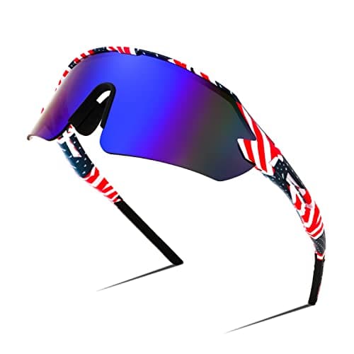 FEISEDY Sports Sunglasses for Men and Women, UV400 Protection Outdoor Cycling Driving Fishing Glasses B2987 - Image 1