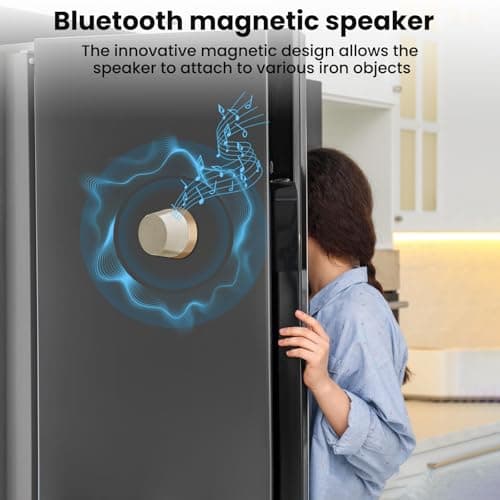 GOKINDOR Birthday Gifts for Men Who Have Everything Bluetooth Speakers Phone Stand, Portable Magnetic Speaker Accessories, Gadgets for Men Gifts Dad Gift Prensent - Thumbnail 4